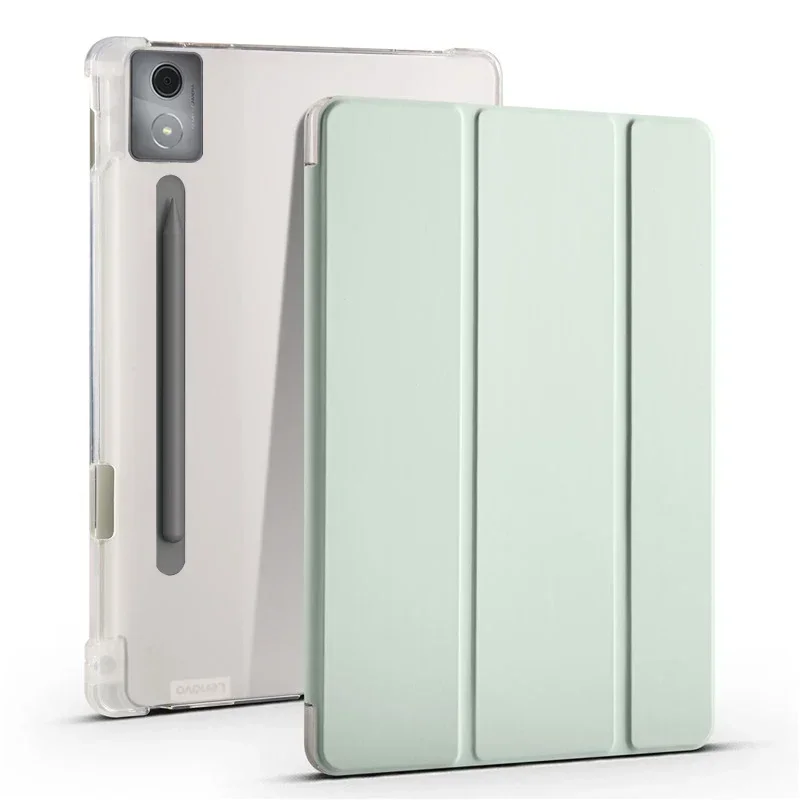 Trifold PU Leather Soft Back S - đánh giá và giá Lenovo Tablet P12 Accessories