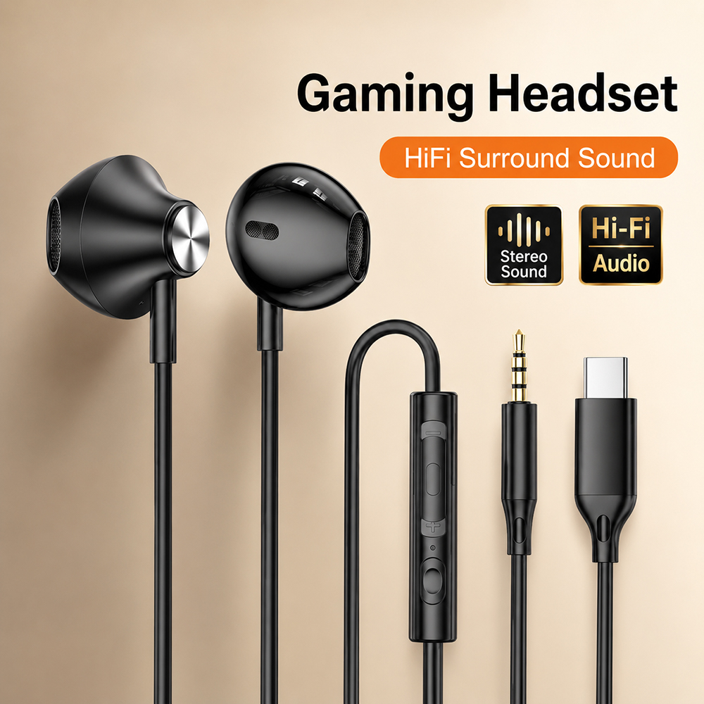 HiFi Surround Headphones Bass  - đánh giá và giá Xiaomi Tablet Accessories