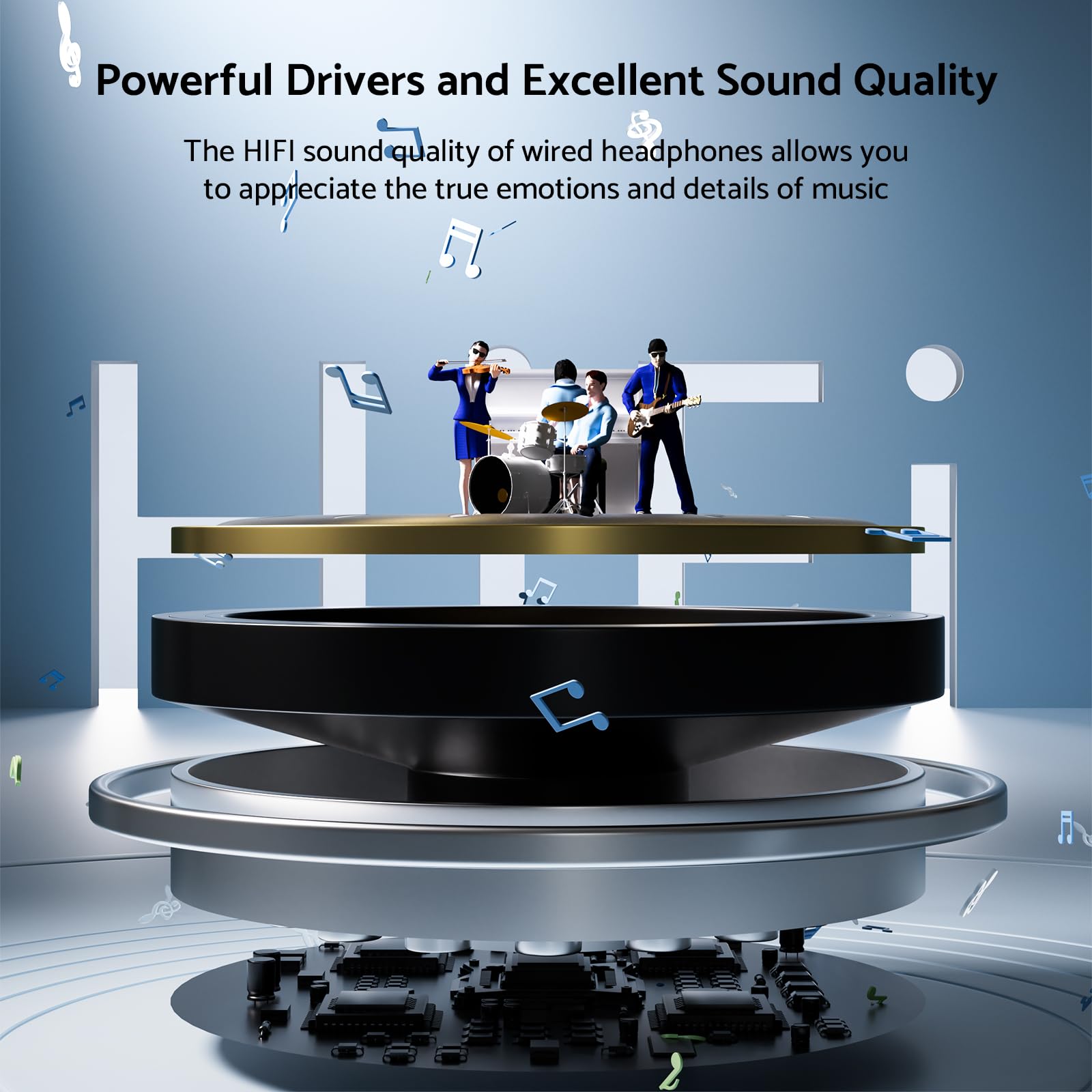 HiFi Surround Headphones Bass  - đánh giá và giá Xiaomi Tablet Accessories