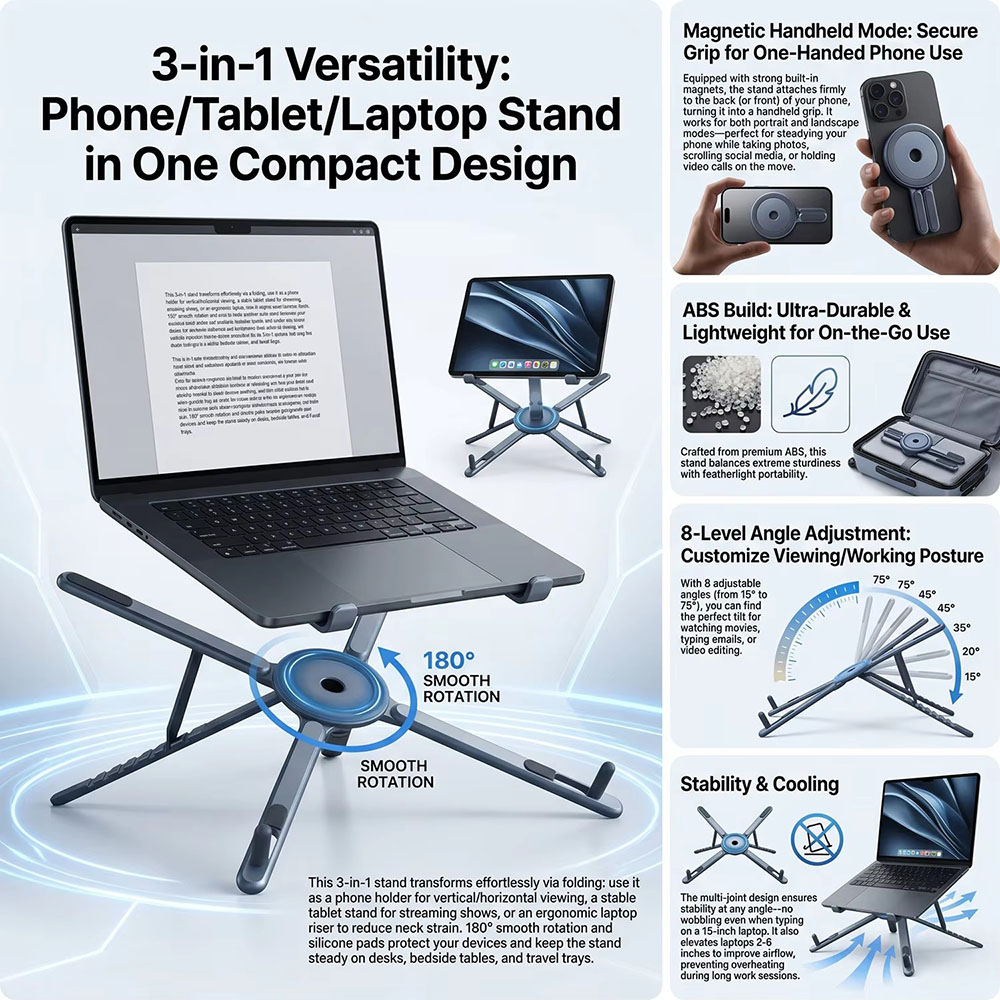 Portable Magnetic Phone Holder - đánh giá và giá Essential Tablet Accessories