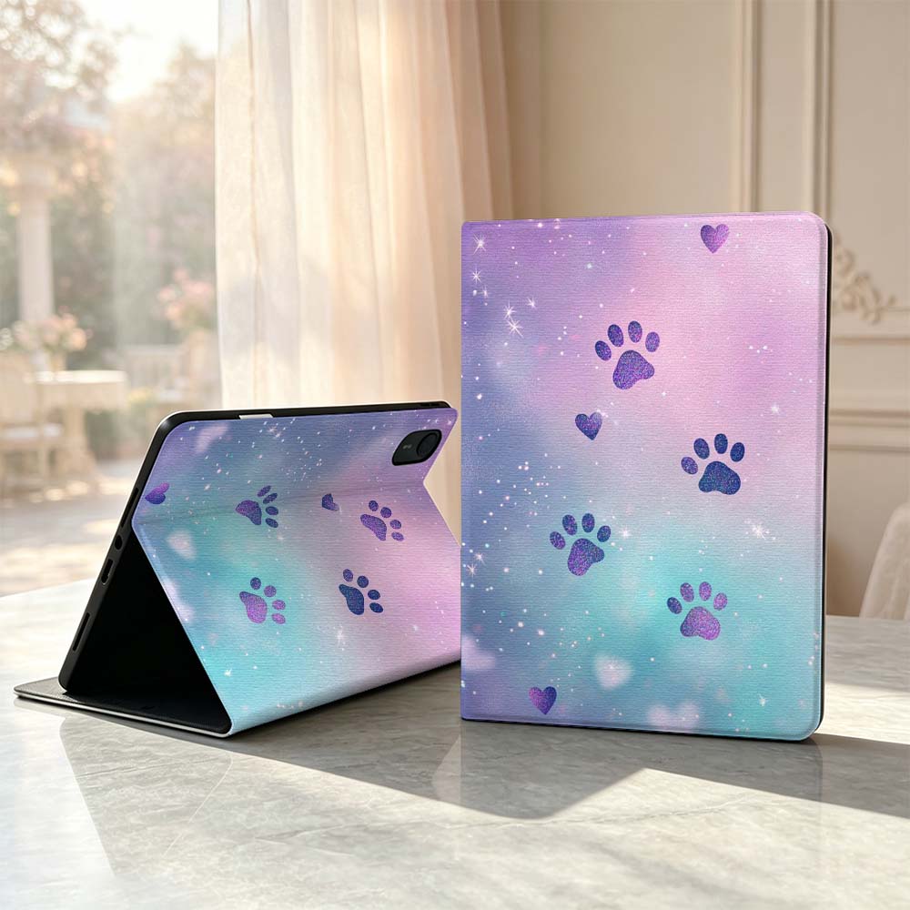 Cartoon Glitter Paw Prints Sof - đánh giá và giá Lenovo Tablet P12 Accessories